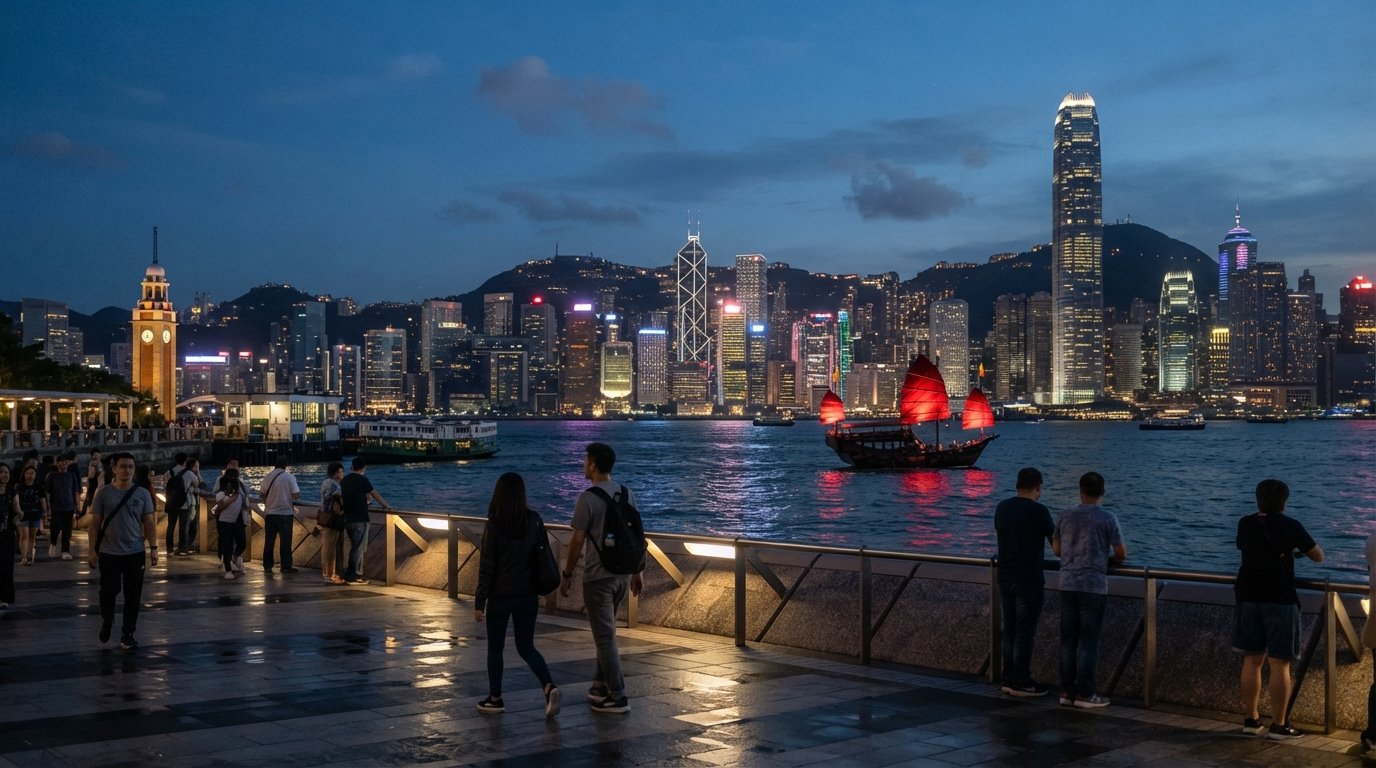 香港尖沙咀:海港之光、咖喱热浪与黄金一英里