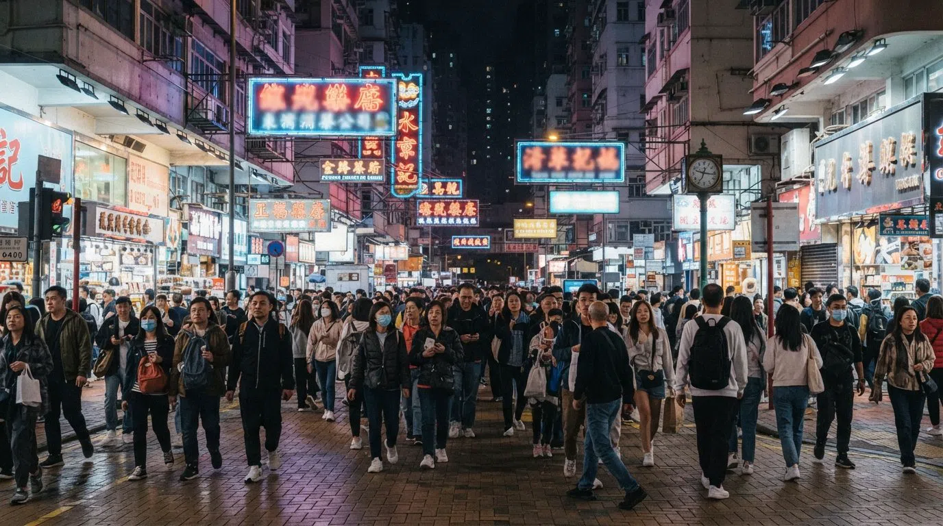 Mong Kok, Hong Kong: the city at full volume